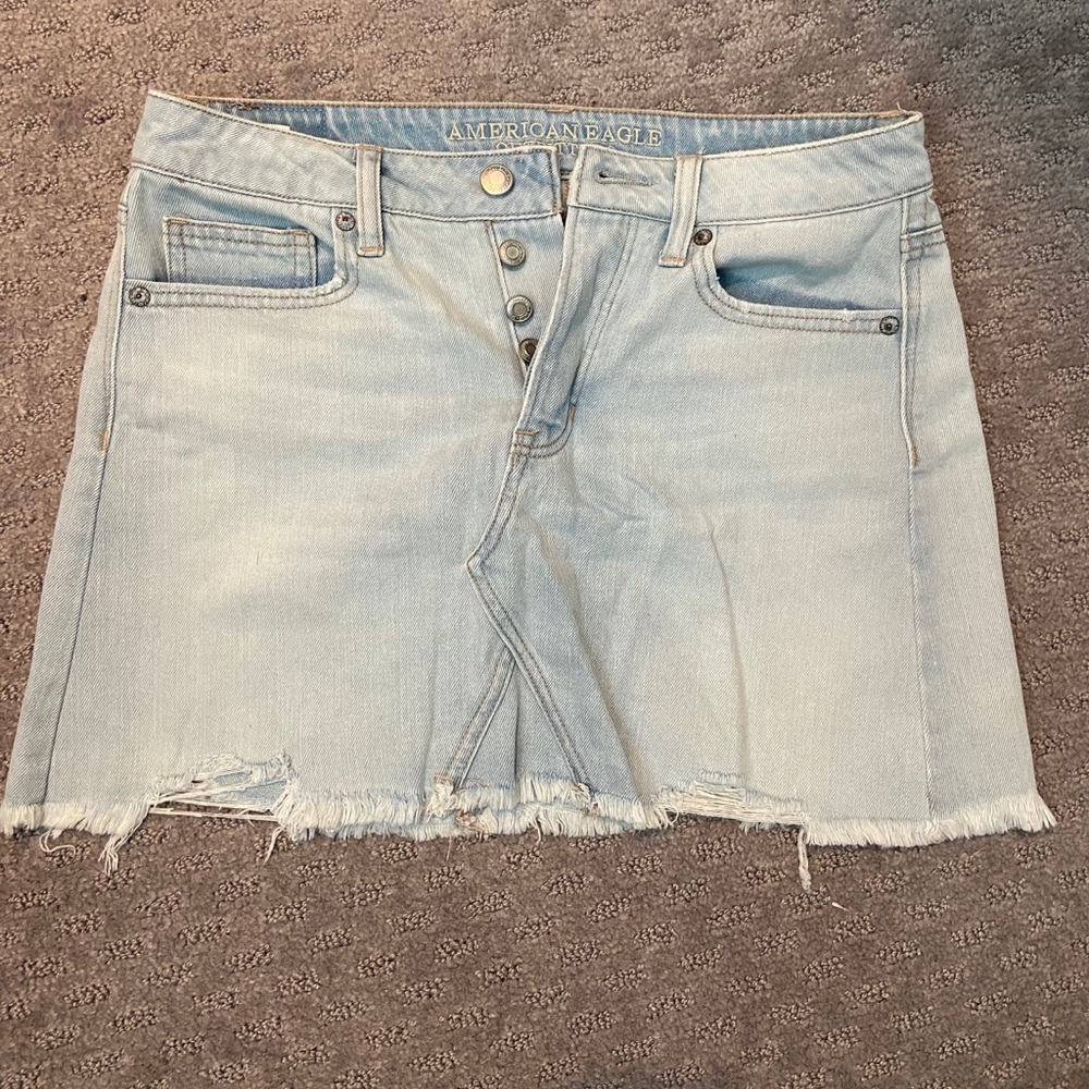 Light wash Denim Mini
